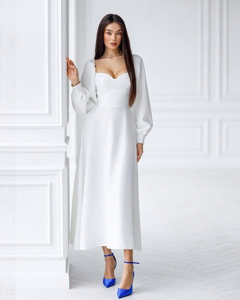 Сукня з чашками біла KASA 401-XS white 401 фото