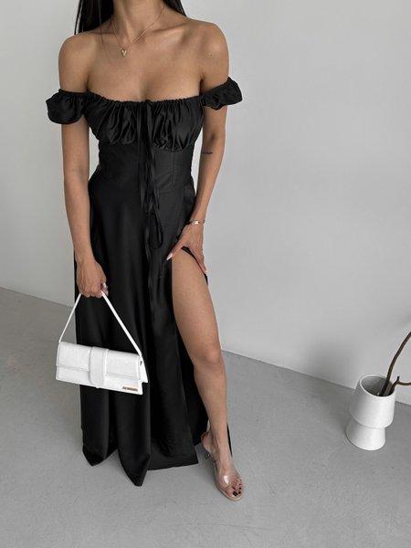 Елегантна сукня Loa чорний loa фото
