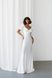 Довга сукня Наталі з коротким рукавом 1429 молочна 1429 фото 1