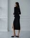 Elegancki garnitur w stylu Chanel 506 czarny, XS